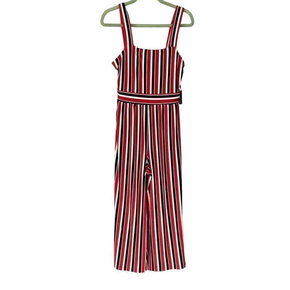 Express black, white & red striped jumper NWT medium - Picture 1 of 9